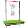 K-Sport: Barra trazioni da parete caricabile fino a 150 kg per pull-up, fissa e per esterni I Sbarra trazioni e dip resistente I Torre per pull-up I fitness professionale per il giardino, E-Book incl.