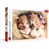 Trefl 916 37271 Schlafende Katzen EA 500 Teile, Premium Quality, für Erwachsene und Kinder ab 10 Jahren 500pcs Sleeping Kittens, Multicolor