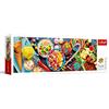 Trefl, Puzzle, Dolci, 1000 articoli, Panorama, Alta Qualità, Dolci, Dolciumi, Gelati, Caramelle, Cioccolato, Lecca lecca, per adulti e Bambini dai 12 anni