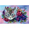Ravensburger - Puzzle Cateye per Adulti, 200 Pezzi, Collezione Puzzle Moments, Idea Regalo per Lei o Lui, 33x21 cm