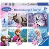 Ravensburger Italy Ravensburger - Puzzle Disney Frozen, Collezione 4 in a Box, 4 puzzle da 12-16-20-24 Pezzi, Età Raccomandata 3+ Anni [Esclusivo Amazon]