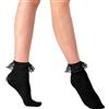 W WIDMANN MILANO Party Fashion - calze con pizzo, 70 DEN, lunghezza alla caviglia, calze, calzini, accessori, accessori per costumi