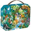 Janod - Puzzle Bambini 100 Pezzi, Avventura Inca - Gioco Educativo Abilità Motorie e Concentrazione - Valigetta con Manico - Prodotto in Francia - Certificazione FSC - Da 6 Anni in Su, J02667
