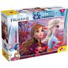 Liscianigiochi Lisciani Giochi- Disney-DF Plus Frozen 2 Puzzle Doppia Faccia, Multicolore, Supermaxi 35 Pezzi, 82155