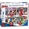 Ravensburger - Puzzles Marvel Avengers A 4 Pack | Puzzle Bambini 3 Anni In Su | Regalo Bimba 3 Anni In Su 72 Pezzi | Puzzle Bambini 19 X 14 Cm | Puzzles Stitch Bambina