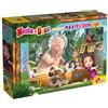 Liscianigiochi - Masha Puzzle Maxifloor 24, Una Buona Giornata! Puzzle per Bambini, Multicolore, 86092