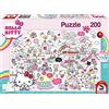 Schmidt Spiele Hello Kitty, 56410 - Puzzle da 200 pezzi, multicolore
