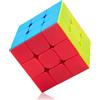 ROXENDA Speed Cube, Stickerless Cube - Solido Durevole & Tornitura Regolare, Il Miglior Cubo Magico di Puzzle 3D - Gira più Velocemente Dell'originale(3x3x3)