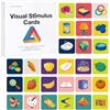 Richgv Carta Flash per Bambini SviluppoSviluppo Sensoriale Visivo. Alto Contrasto 3D Colore Educativi Carte Giochi Montessori (Cognizione di Ortaggi, Frutta, Mobili).12-36 Mesi.40 pagine