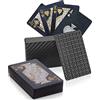 Trendcool Carte Poker. Carte da Gioco. Carte da Poker. Poker Cards. Gold, Black. (Black)