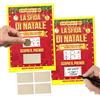 KAÏDENSÏ Gratta e Vinci Personalizzato Scherzo - La Sfida di Natale - Idee Regali Divertenti Natalizi Originali - Gadget Idea Regalo Natalizio Originale - Scherzi Compleanno Uomo Donna