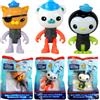 Octonauts Fisher-Price Glow in Dark Octo Suits Pack 4 Pezzi Giocattolo Action Figure - Captain Barnacles, Kwazii & Peso