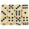GICO 12 dadi da gioco standard color avorio - cubo oculare 16 mm in PVC 5955