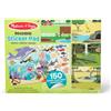 Melissa & Doug | Libro adesivi attacca e stacca bambini | Album stickers animali fattoria, dinosauri, animali marini, savana | Giochi da viaggio creativi per bambini e bambine dai 3 anni in sù