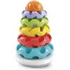 Clementoni Baby Stacking Rings, Anelli Impilabili, Torre di 5 Anellini, Bambini 6-36 Mesi, Gioco Prima Infanzia Made in Italy, Linea Play For Future, Stimola Manualità e Percezione Visiva, 17103