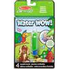 Melissa & Doug Water Wow! Magic Water Book | Libro da Colorare con la Penna Magica a Tema Animali | Album con Pennarelli ad Acqua | Giochi da Viaggio per Bambini dai 3 ai 7 anni