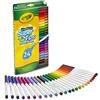 CRAYOLA - Super Tips, Pennarelli Lavabili Punta Media, Confezione da 24 Pezzi, per Scuola e Tempo Libero, Colori Assortiti, 7551