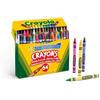 CRAYOLA Pastelli a Cera, Confezione da 64 crayon, Temperino Incluso nella Confezione, per Scuola e Tempo Libero, 64 Colori Assortiti, Realizzati con Energia Solare, 52-6448