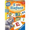Ravensburger 24951 - E wie Elefant - Gioca e impara per bambini, gioco educativo per bambini dai 5 ai 7 anni, Nuovo apprendimento giocoso per 1-4 giocatori