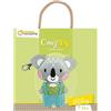 Avenue Mandarine KC089C - Una scatola Mini Couz'in comprendente una statuina in feltro 7x3x18 cm, fil, ago e accessori, Olympe l'unicorno
