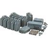 Tamiya 300035315-1:35 WWII Set scatola metallica tedesco, 12