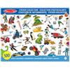 Melissa & Doug 14246 - Raccolta di Adesivi, Blu