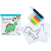Comansi Sticker Art Basic Dinosauri: Crea i tuoi adesivi 3D (1)