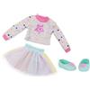 Glitter Girls-14 Doll Tulle Skirt & Sweater Shine Bright Outfit-Abbigliamento Bambola 36 cm, Giocattoli, Vestiti e Accessori per Ragazze di 3 Anni e più, Colore Vario, GG50108Z