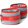 Sveltus Aqua Paio di cinturini in Nylon e silicone, 500 g (ciascuno), colore rosso e grigio