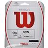 Wilson WRZ946600 Corda da Tennis Revolve, 12.2 m, Unisex, Bianco, 1.25 mm