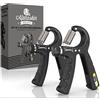 ALPHASKIN© Allenatore della Mano | Hand Grip | Allenatore della Forza della Presa | Set da 2 o Set da 5 | Attrezzi Palestra | Attrezzi Palestra casa