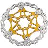 Snail - Rotori flottanti per MTB; rotore per freni a disco della bicicletta; 160 mm (blu)