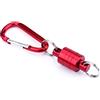 Tbest Rete Magnetica per Pesca a Mosca Supporto per Rilascio in Lega di Alluminio Supporto per atterraggio Magnetico Supporto da Pesca con moschettone Supporto da Rete con moschettone