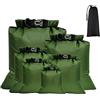 TSLBW Borsa impermeabile 6 Pezzi Dry Bag Secchi Impermeabile Sacchetto Secco Sacchetto di Immersione Deriva Borsa per Viaggi Rafting Deriva Nuoto Immersione Apnea Campeggio Ciclismo Pesca Kayak