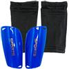 SZXMDKH M-Football - Parastinchi per bambini da 6 a 14 anni, taglia M, traspirante, protezione in EVA, colore: bianco