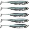 QualyQualy Esche Artificiali Silicone di Pesca 10cm Esca Gomma di Pesca - Esche Artificiali Spinning - Esche di Pesca per Trota, Spigola 5pezzi 1#