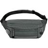 RYACO Marsupio Running Impermeabile, Marsupio Sportivo Viaggio Donna/Uomo Regolabile per Carte di Credito, Documenti, iPhone XS Max/X/8/7/7 Plus, Samsung Galaxy S6/S7, Nota 8/5 Smartphone (Grigio)