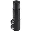 Azarxis Prolunga Manubrio MTB Rialzo Manubrio Bici da Corsa Attacco Manubrio MTB Stelo Forcella Prolunga per Bici (Nero Unito - 12,3 cm)