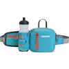 GERIINEER Marsupio Sportivo con Portaborraccia, Marsupio Running Uomo Donna, Impermeabile Marsupio Portasoldi con Cintura Regolabile per Corsa Ciclismo Escursione Campeggio (Blu)