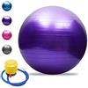 TOMSHOO Palla da Ginnastica, Palla Fitness Anti-Scoppio Stabile Palla Yoga Ball con Pompa Rapida per Yoga e Pilates Esercizi Fitness Allenamento 45cm/55cm/65cm/75cm