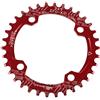 Newgoal Corona Stretta e Larga 104 BCD, 32 Denti, 34 Denti, 36 Denti, pedivella, Montagna Bicicletta Parti di Riparazione per Ciclismo All'aperto，Rosso 36 Denti