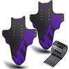 NICEDACK Parafanghi per Mountain Bike, 2 Pezzi, Mudguard Fit 20 - 29 Pollici MTB parafango Anteriore e Posteriore Compatibile con parafanghi per Bicicletta, Purple