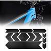 4R Quattroerre.it Adesivo Protezione Telaio Bicicletta MTB Rhino, 35 x 17.5 cm, Carbon