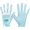 PGM 1 paio di guanti da golf da donna (4 opzioni di colore), sistema di presa migliorato, freschi e confortevoli, blue, XS