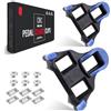 Shunwige CNCLOL Tacchette bici da corsa，Compatibili Shimano SPD SL Tacchette Cicismo，blu）