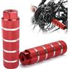 Wohlstand 2 Pezzi Pedane per Bicicletta Pedale BMX in Lega di Alluminio Picchetti Bike Pedane Cilindriche BMX Antiscivolo per Pedali Pedali posteriori antiscivolo Accessori bici per BMX Mountain Bike