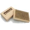 N-ZERO NZEROWAX - Spazzola di crinniera di cavallo per manutenzione sci e tavole Snowboard 12 x 8 cm
