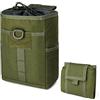 Flintronic Molle Tattico Marsupi, Marsupio Sportivo Militare Borsello, Utility Pouch Bag pieghevole con coulisse, Tattico Borsa per All'aperto Campeggio Escursioni Arrampicata, Verde