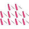 HOMEBT Nastri da Danza Streamers 2M Bacchette con Nastro per Ginnastica Ritmica per Bambini Danza Artistica, Twirling con Bastone Rosa Rosso 10 Pezzi
