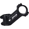 PLATTBK Attacco Manubrio MTB Lega di Alluminio della Bicicletta Gambi Bici da Corsa Attacca Gravel 31.8 35 Gradi 70/80/90/100/110mm (100mm, Nero)